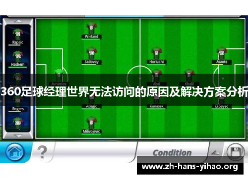 360足球经理世界无法访问的原因及解决方案分析